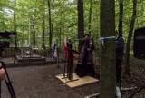 Rudzica. Uroczystości w lesie pod Koninem. Zginęło tam 1500 Żydów