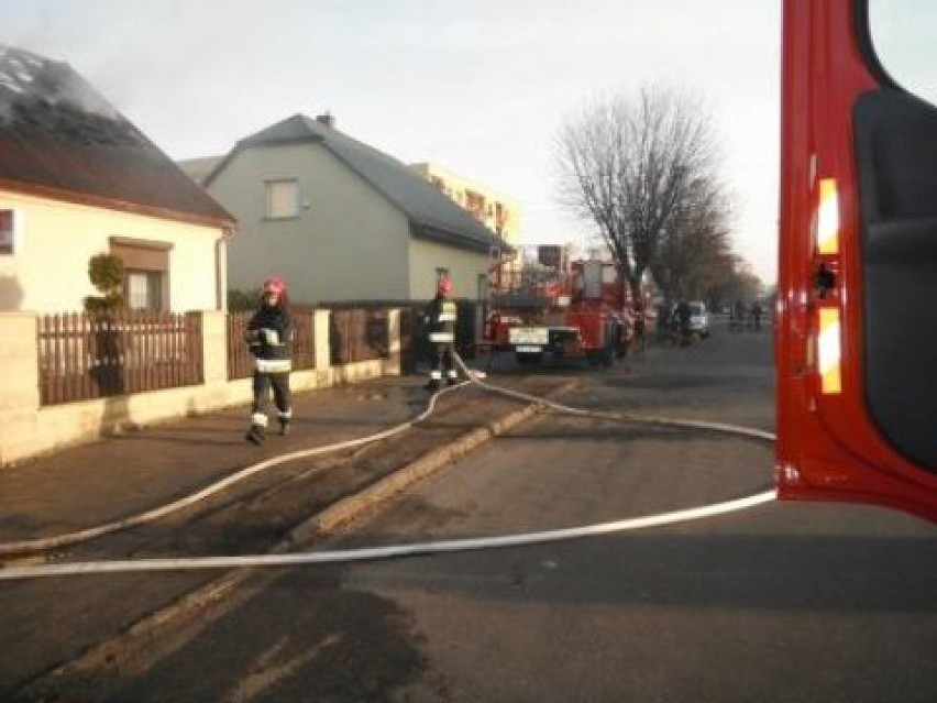 Pożar przy ul. Wyszyńskiego w Lublińcu: Spłonął dach