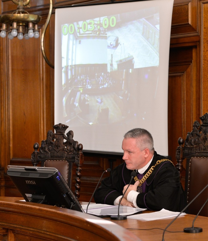 Symulacja rozprawy w Sądzie Okręgowym w Gdańsku