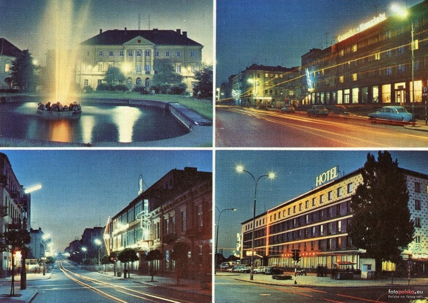 Lata 1966-1968 , Kielce. "Plac Partyzantów. Ulica Henryka...