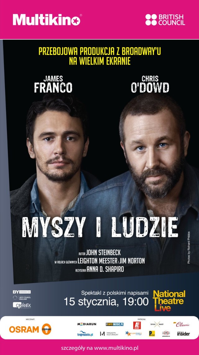 Teatr w Multikinie: wygraj bilety na retransmisję spektaklu "Myszy i ludzie"