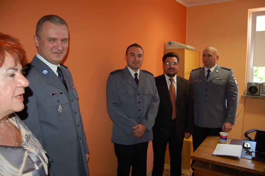 Wizyta Romualda Głowackiego była związana z zakończeniem remontu komisariatu