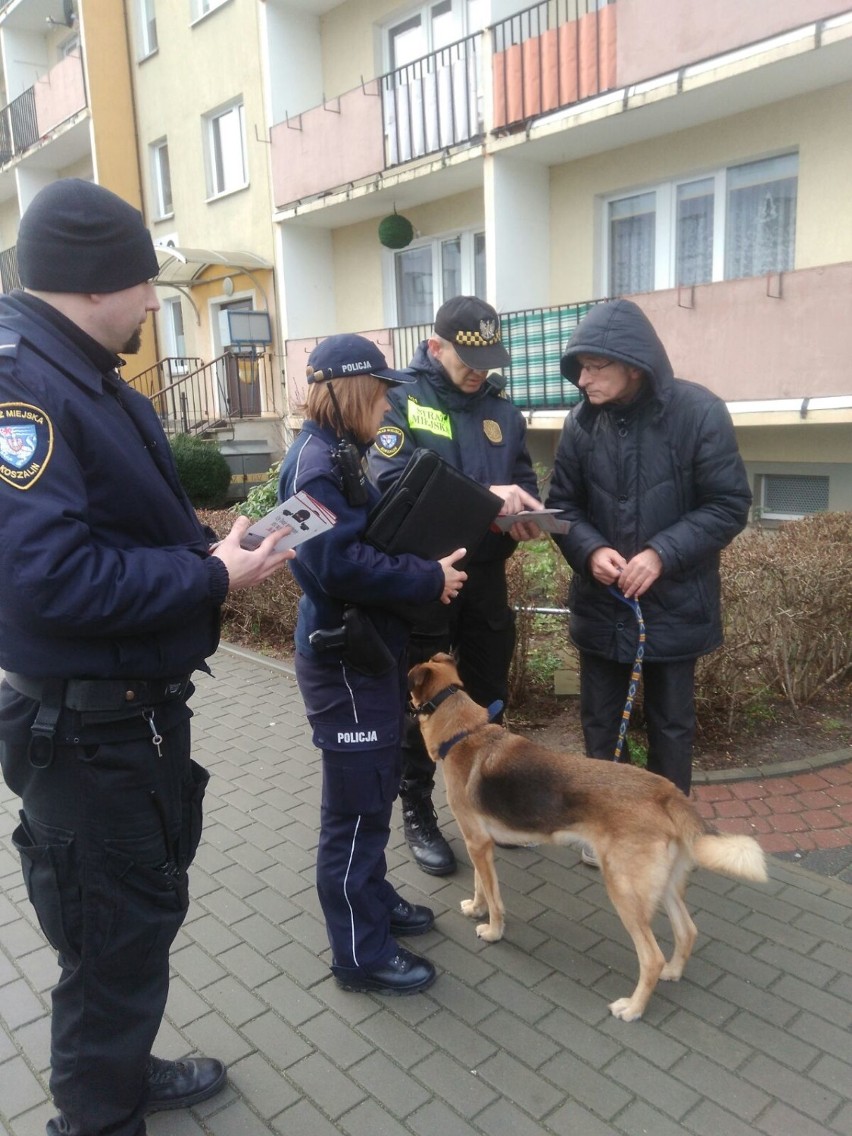 Kolejne akcje profilaktyczne policji Koszalinie i Straży Miejskiej [zdjęcia]