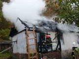 Groźny pożar w Bałtowie- spalił się dom