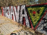 Radlin z Kurdami. Graffiti wyrazem symbolicznego wsparcia