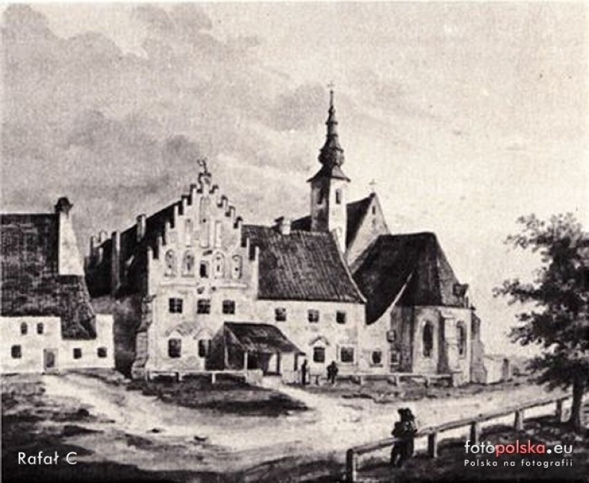 Lata 1820-1830 , Klasztor i kościół OO. Bernardynów pw. św....