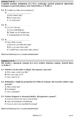 Język angielski - poz. podstawowy, Egzamin gimnazjalny 2015 [prawidłowe  odpowiedzi, arkusze pdf] | śląskie Nasze Miasto