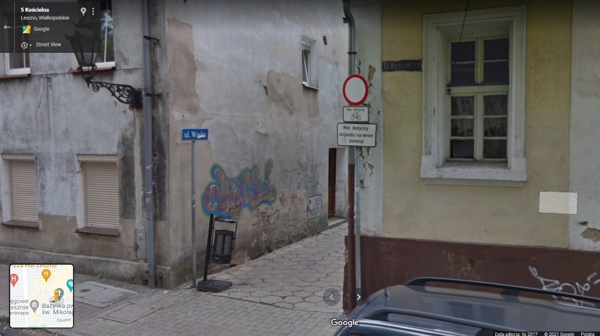 Najwęższe ulice w Lesznie