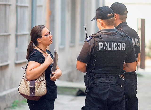 Na miejsce zdarzenia przyjechała policja.