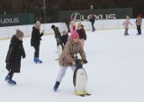 Lodowisko na radomskich Borkach przyciąga wielu sympatyków jazdy na łyżwach. Zobaczcie zdjęcia