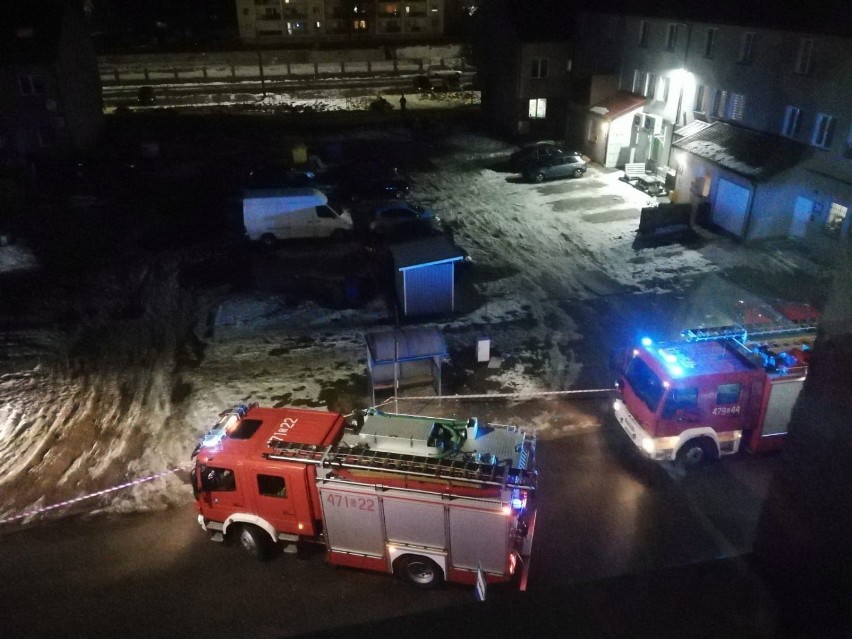 Lębork. Rozszczelnienie rury gazowej na Łasaka wymusiło ewakuację mieszkańców