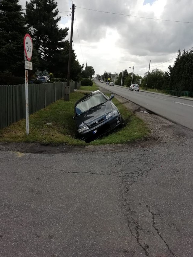 Dwa auta zderzyły się na na ulicy Jastrzębskiej w Wodzisławiu Śl.