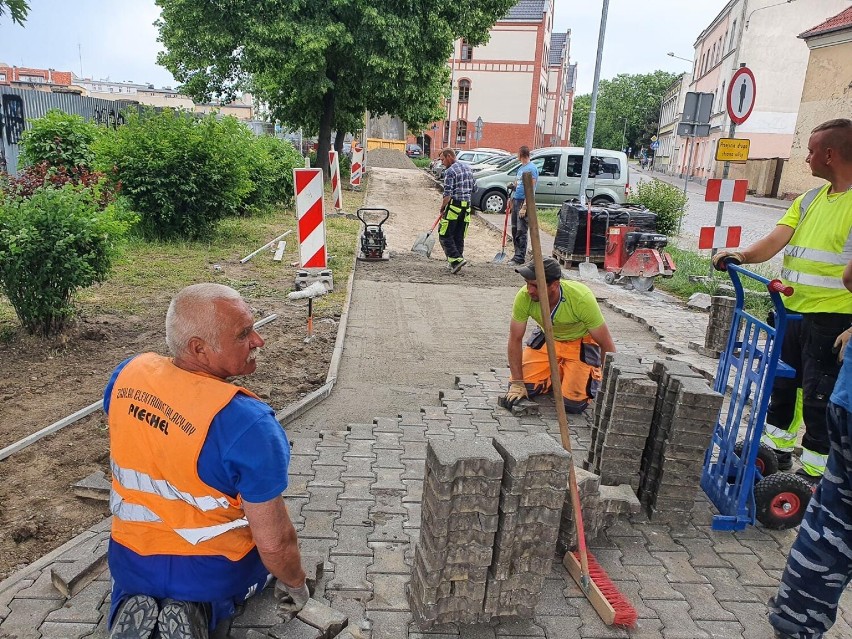 Prace związane z galerią Goplana w Lesznie