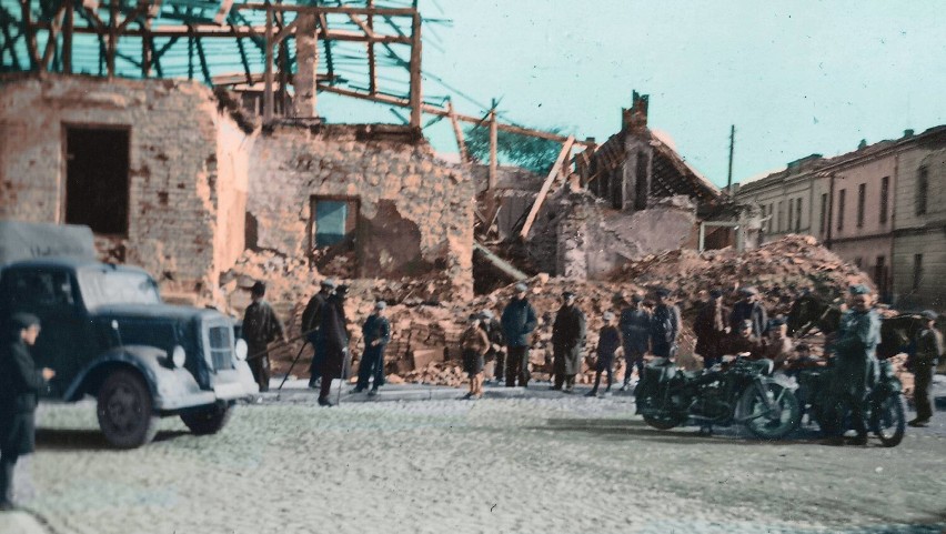 Wieluń zniszczony przez niemieckie lotnictwo