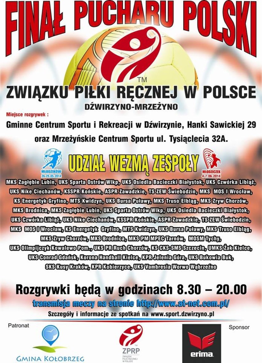 Plakat promujący Finały PP