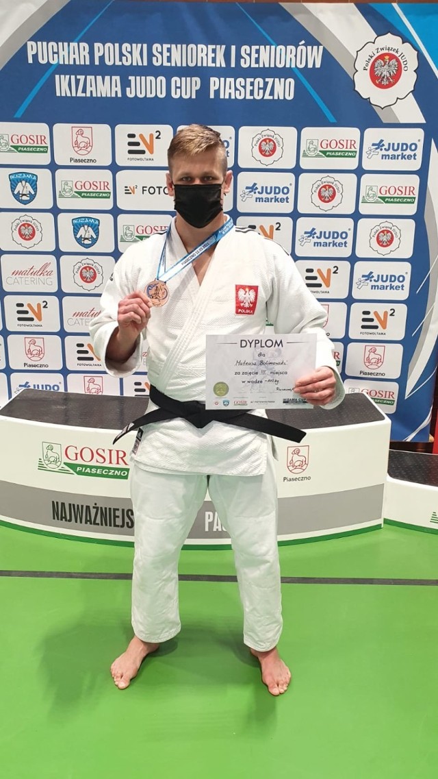 Mateusz Bolimowski z MMKS Wojownik Skierniewice zdobył brązowy medal w Pucharze Polski Seniorów w Piasecznie