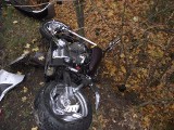 Wypadek pod Odolanowem. Między Czarnymlasem a Świecą zginął motocyklista [ZDJĘCIA]