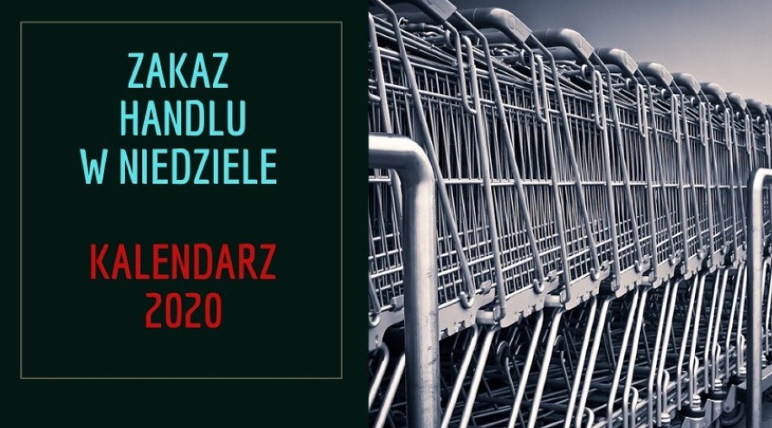 Niedziele handlowe. Aktualny kalendarz niedziel niehandlowych. Trzy niedziele handlowe w grudniu!