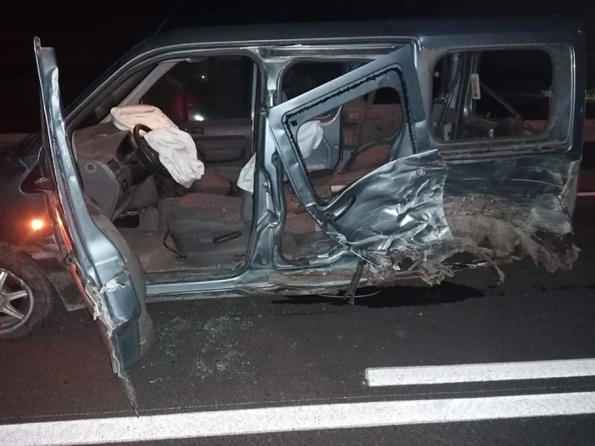 Pijany i bez prawa jazdy spowodował wypadek na krajowej 5 w Strzegomiu (ZDJĘCIA)