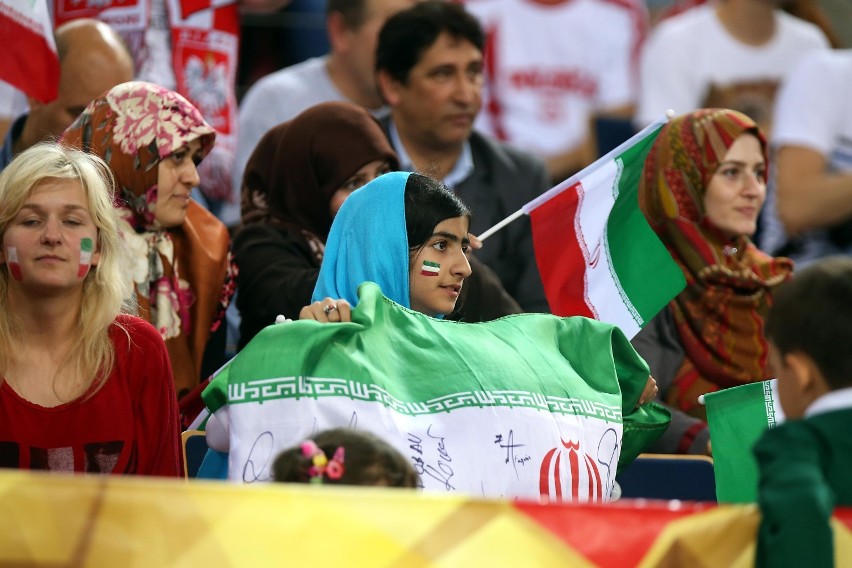 Polska - Iran. Kibice w Atlas Arenie