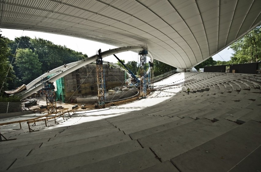Budowa amfiteatru w Koszalinie