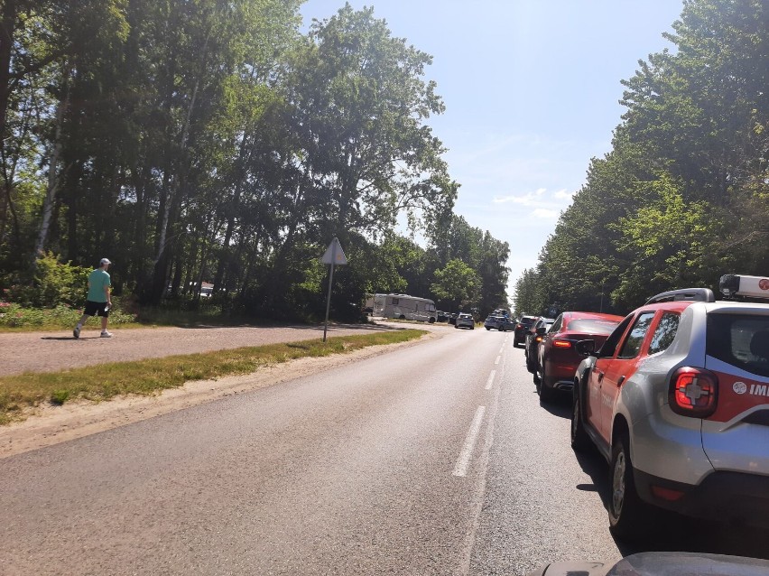 Wypadek motocykla z osobówką w drodze z Helu - 22 czerwca 2022