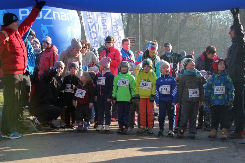 Bieg Walentynkowy dla dzieci nad poznańską Rusałką