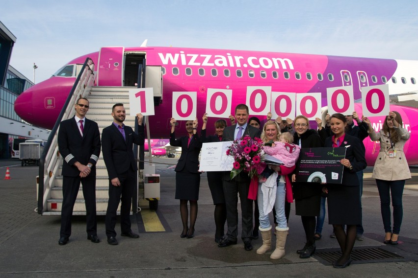 Wizz Air w Pyrzowicach 10-milionowy pasażer