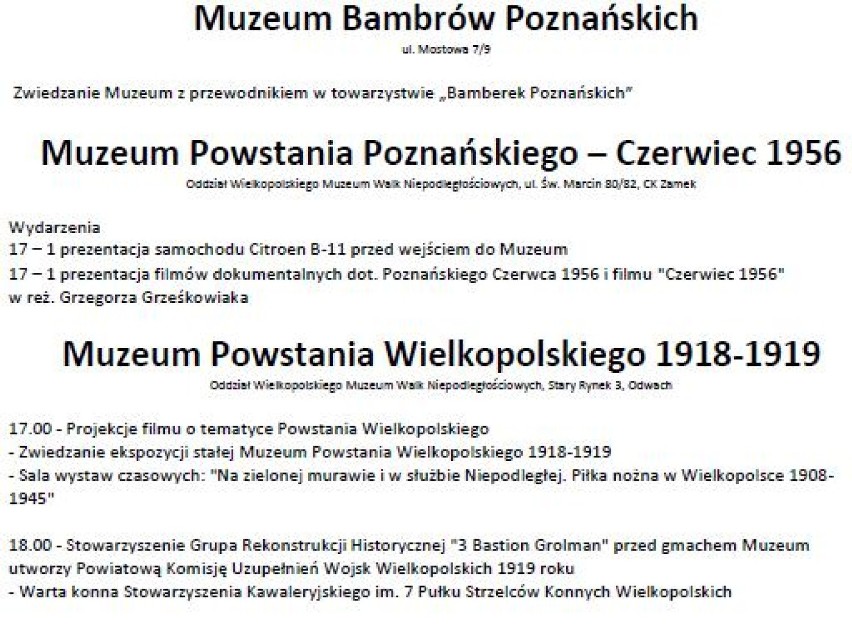 W sobotę, 19 maja po raz kolejny poznańskie muzea będzie...