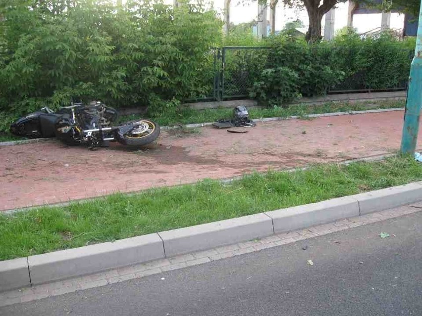 Śmiertelny wypadek motocyklisty na ulicy Wrocławskiej