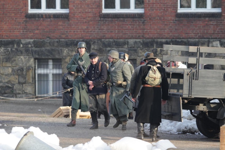 Widowisko „Walka o Miechowice” w Bytomiu pod koniec...