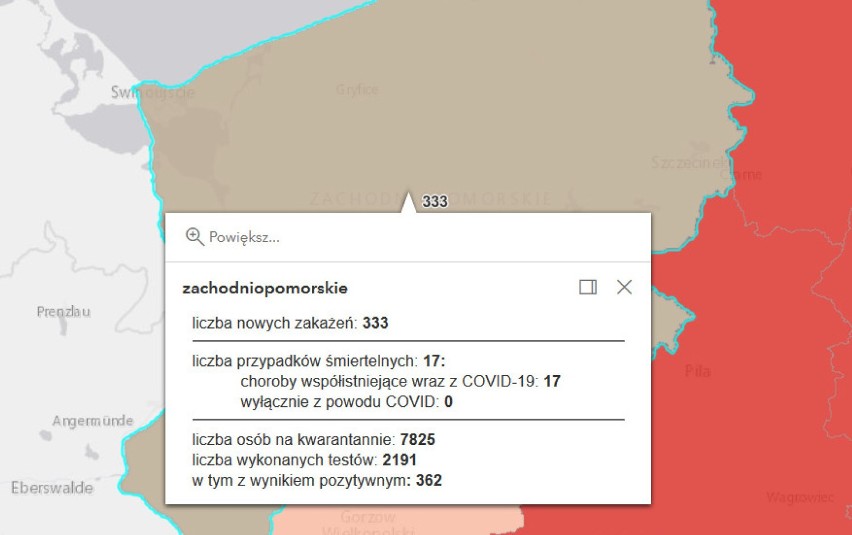 Koronawirus - 17 zgonów w zachodniopomorskim. P. sławieński - kolejne schłodzenie - 13.02.2021