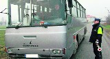 Akcja BUS w Rudzie Śląskiej. Policja sprawdza autokary