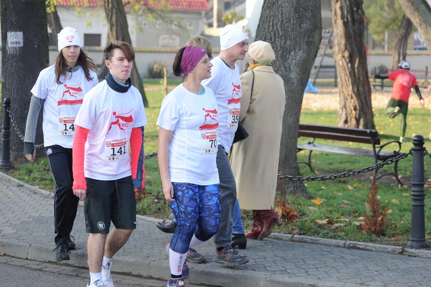 500 osób zjechało na Bieg Stulecia w Rydzynie. Zdjęcia sprzed startu