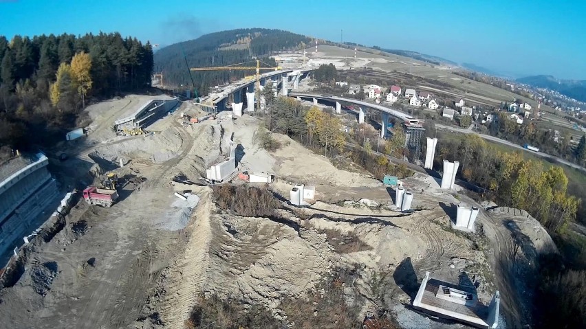 Most VALY - najwyższy most na Słowacji tylko 10 km. od granicy z woj. śląskim [WIDEO, ZDJĘCIA]