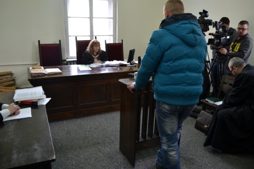 Rozprawa Leszka F. przed sądem w  Wejherowie