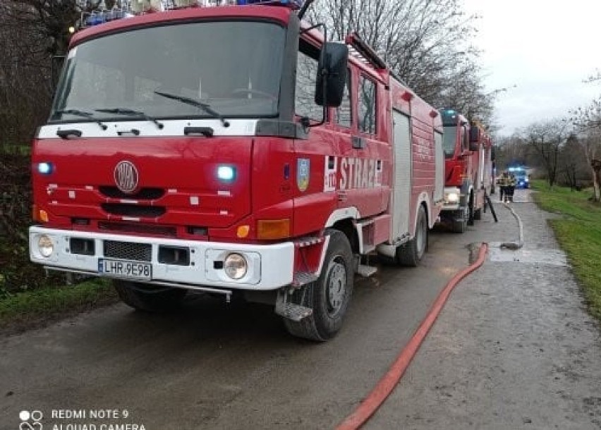 Tragiczny pożar w Gliniskach. Zobacz zdjęcia 