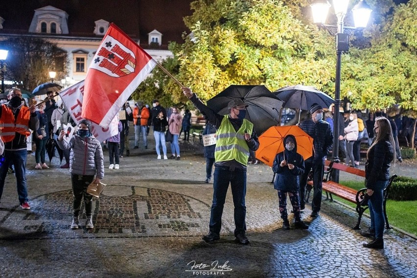 Protest kobiet w Kluczbork - 27 października 2020.