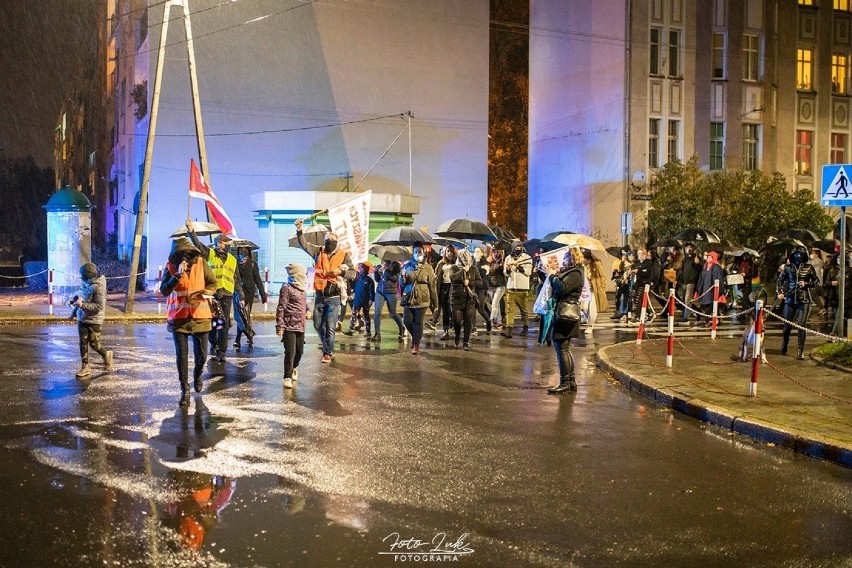 Protest kobiet w Kluczbork - 27 października 2020.