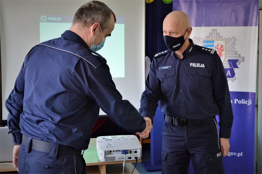 Odprawa roczna policjantów w Tczewie. Podsumowano ostatni rok pracy