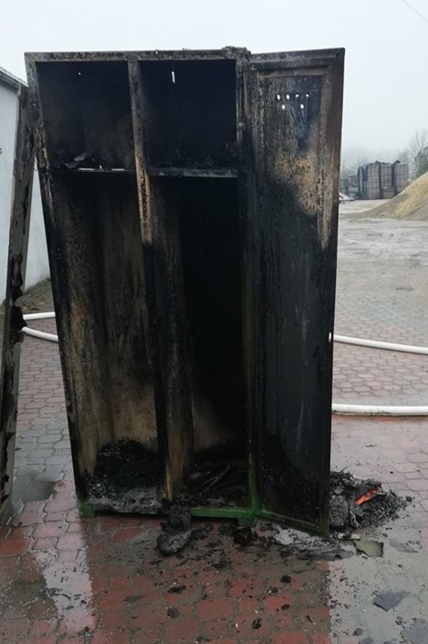 Pożar Lisów ul. Częstochowska 13.02.2019