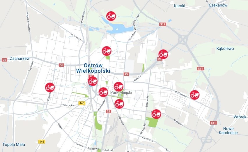 Będzie jeszcze więcej rowerów miejskich w Ostrowie Wielkopolskim