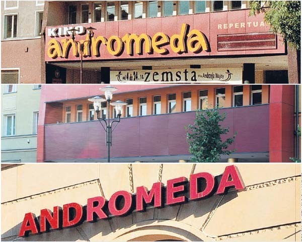 Miasto zdjęło szyld z napisem Andromeda z budynku dawnego kina. Tymczasem stara nazwa wróciła  po drugiej stronie placu