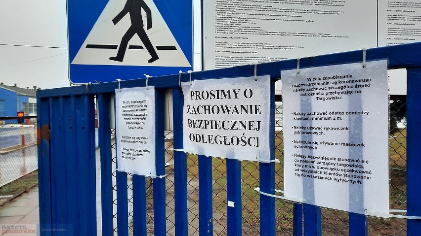 Pchli Targ we Włocławku, 30 stycznia 2022 roku.