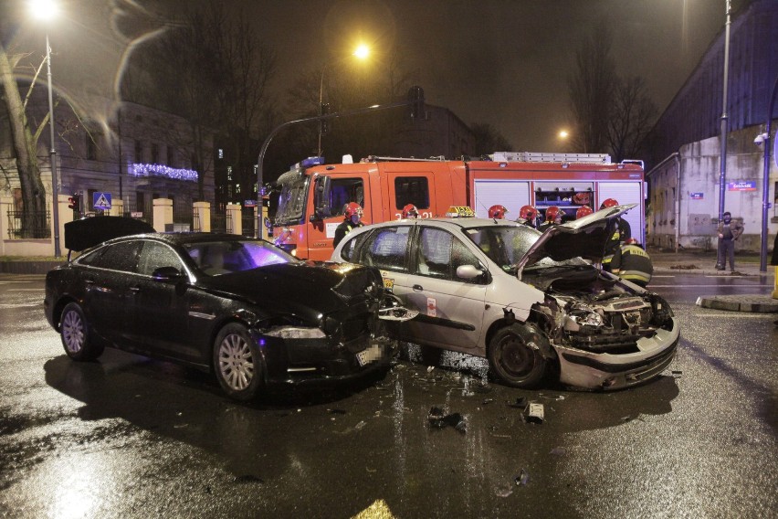 Wypadek na Wólczańskiej w Łodzi