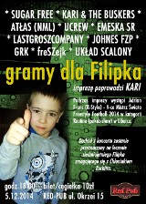 Koncert dla Filipka Sulińskiego w piątek w Red Pubie