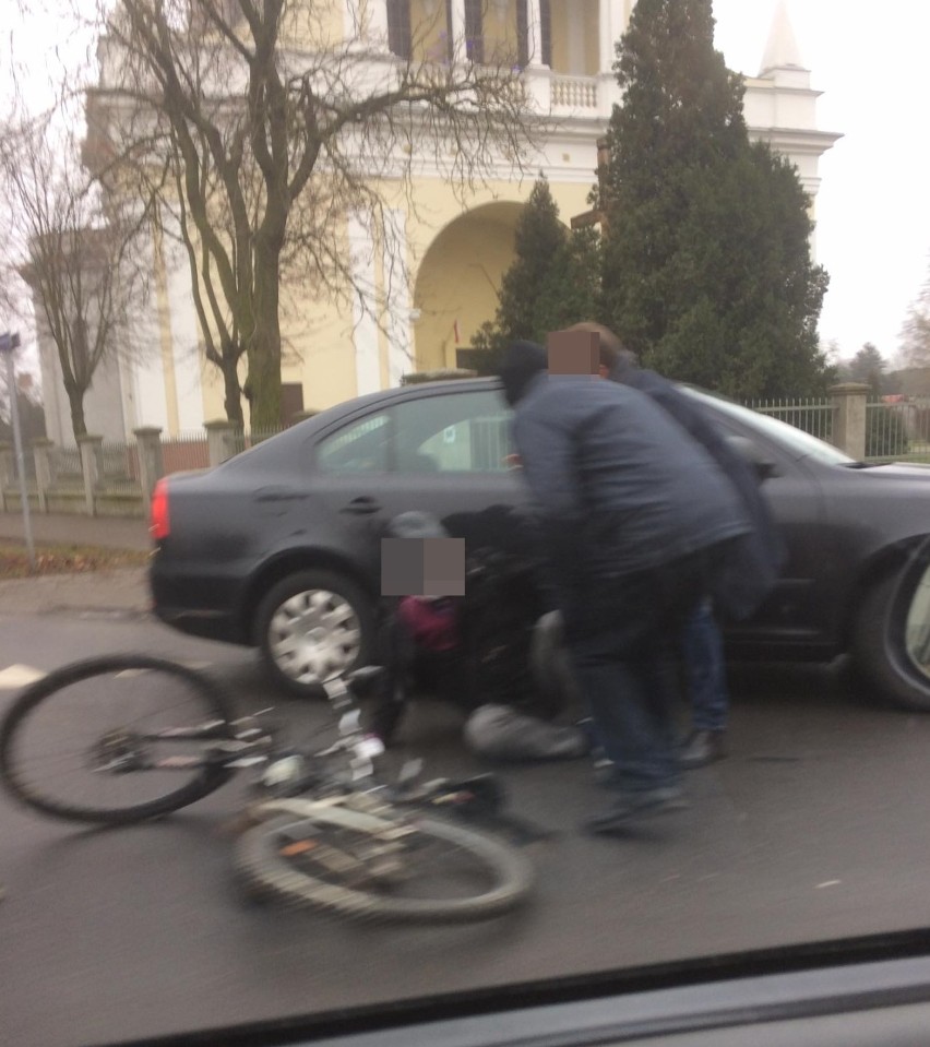 Wypadek na ulicy Wiejskiej we Włocławku