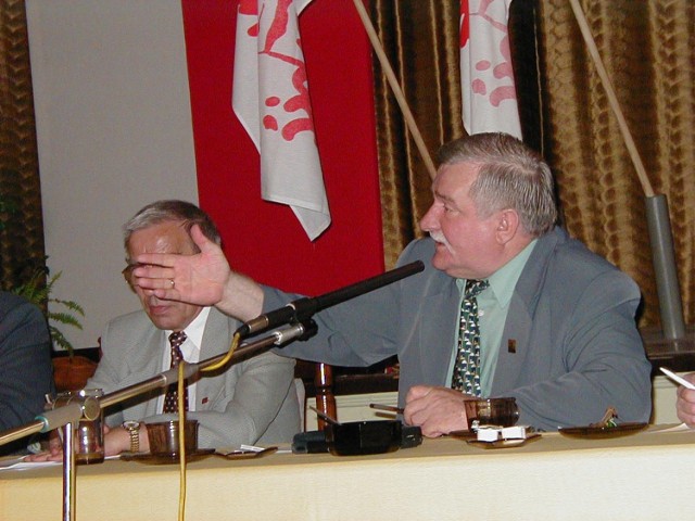 Lech Wałęsa w Skierniewicach