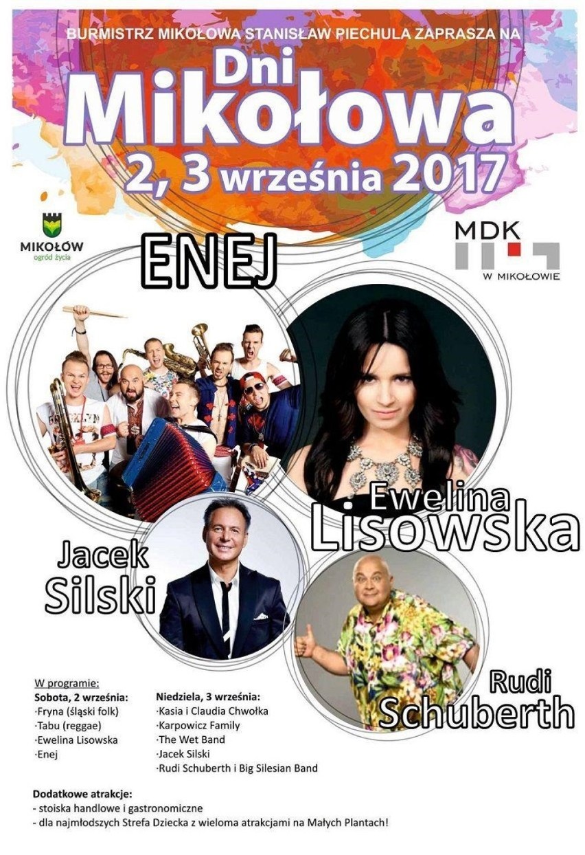 Dni Mikołowa 2017 zaplanowano na dni 2 i 3 września. W...