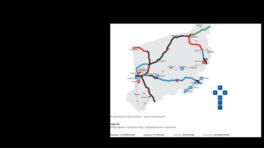 Aktualny stan prac na drogach krajowych na Pomorzu Zachodnim